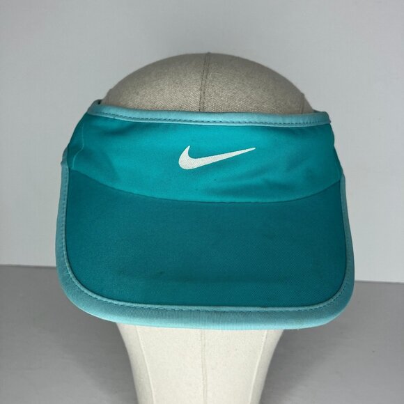 Nike Featherlight Blue Visor Adjustable Hat Cap - Picture 1 of 8